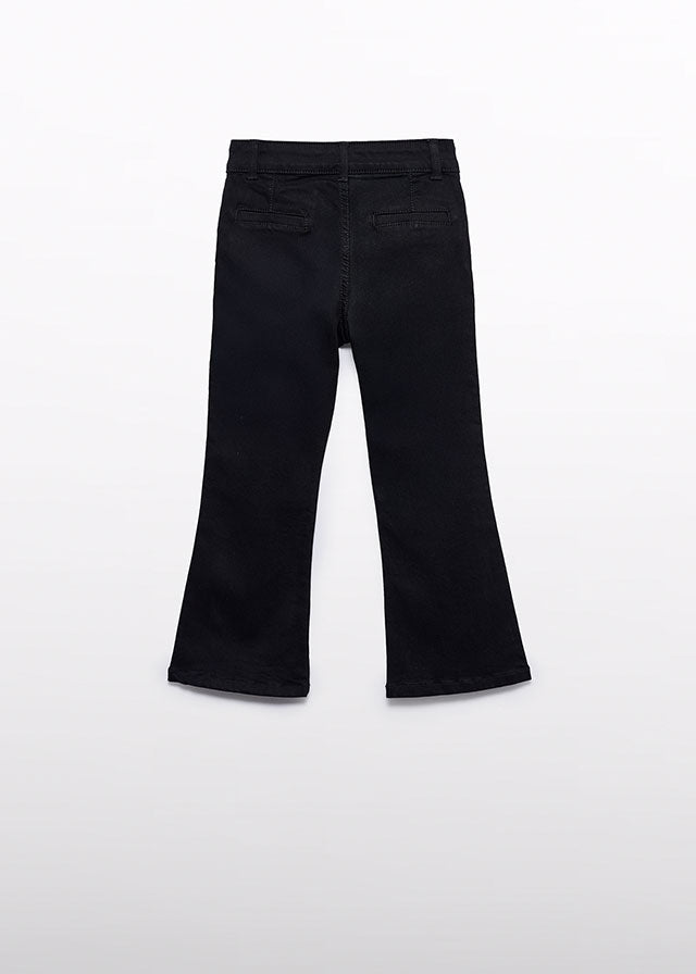 Spodnie dziewczęce denim - Black