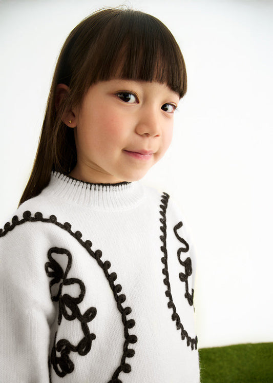 Komplet spodnie długie trykot - CreamBlack