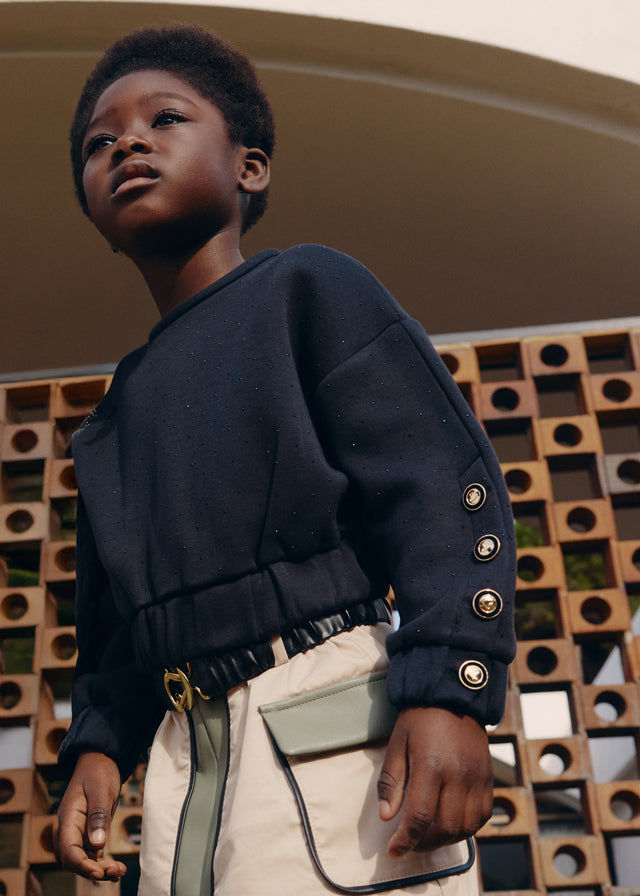 Bluza strass - Black