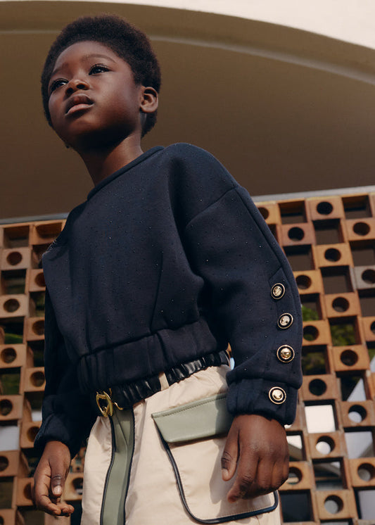 Bluza strass - Black