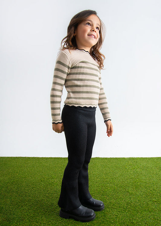 Legginsy trykot - Black