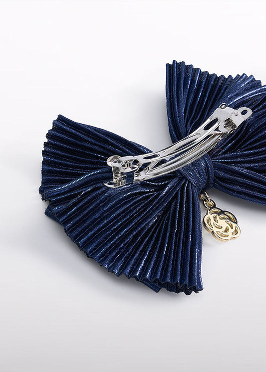 Spinka plisowana - Granatowy