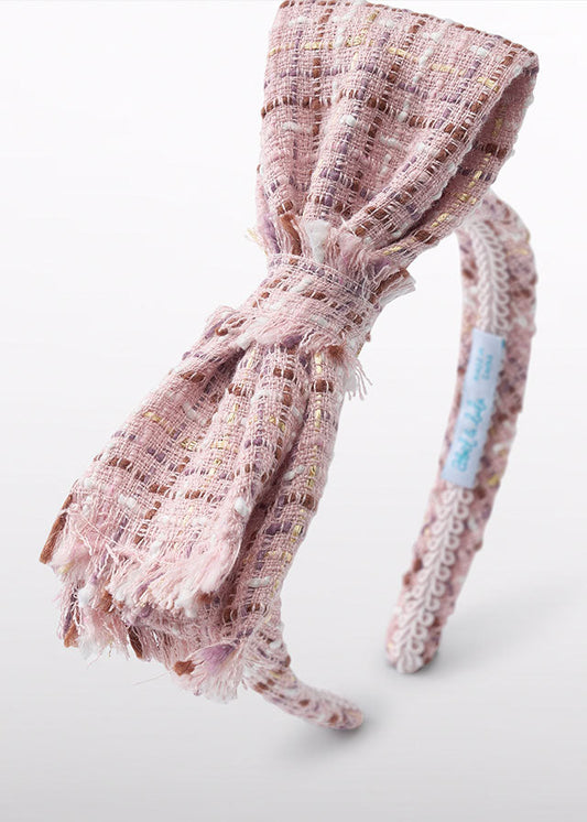 Opaska tweed - Płat.kwiat