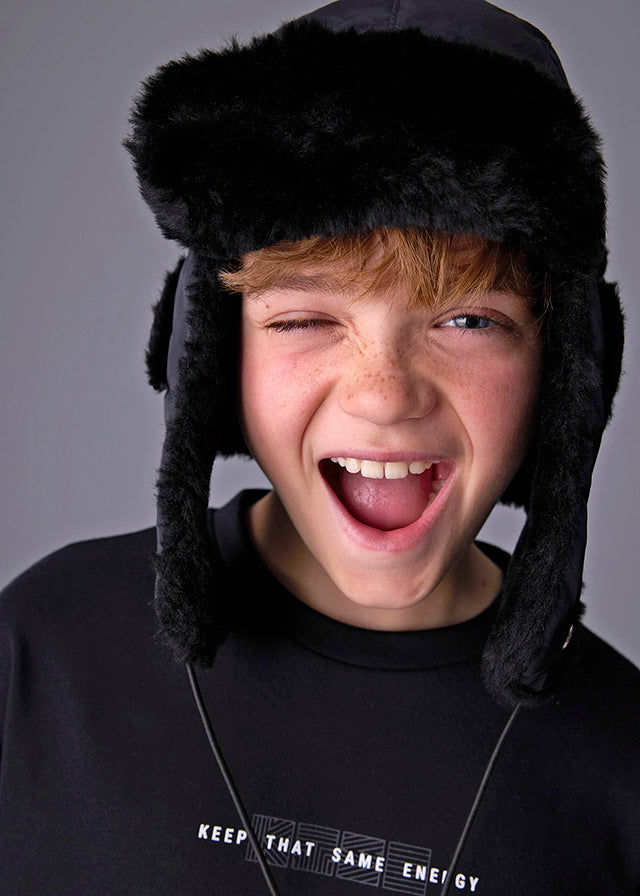 Koszulka krótki rękaw print - Black