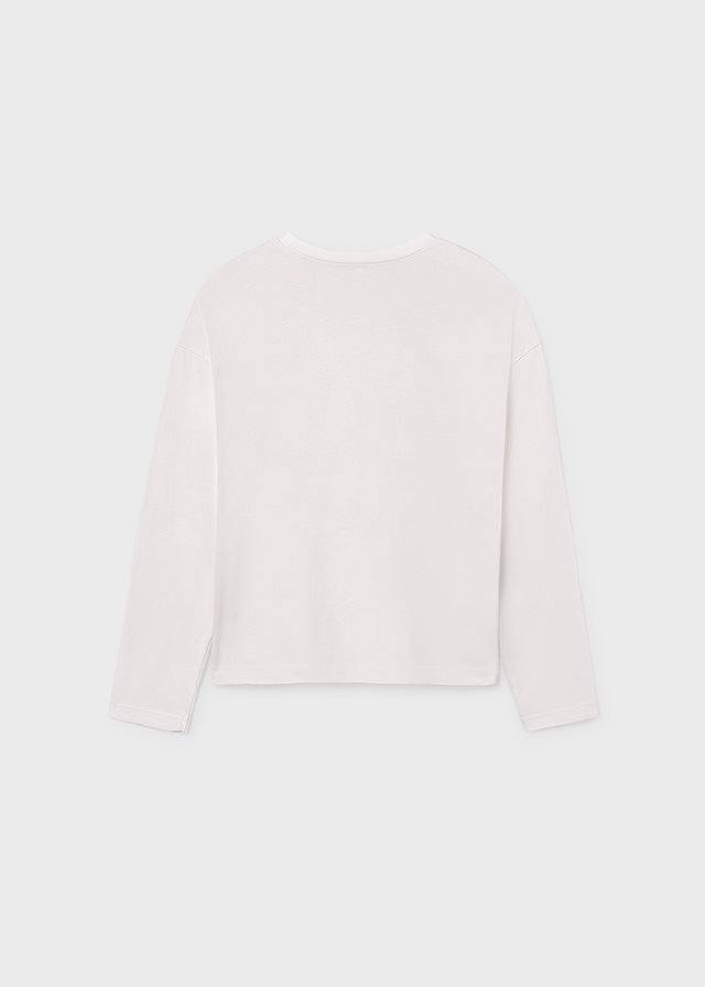 Koszulka długi rękaw ok - Śmietanka