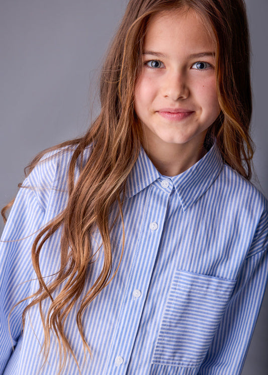 Bluzka z kieszonką - Paski