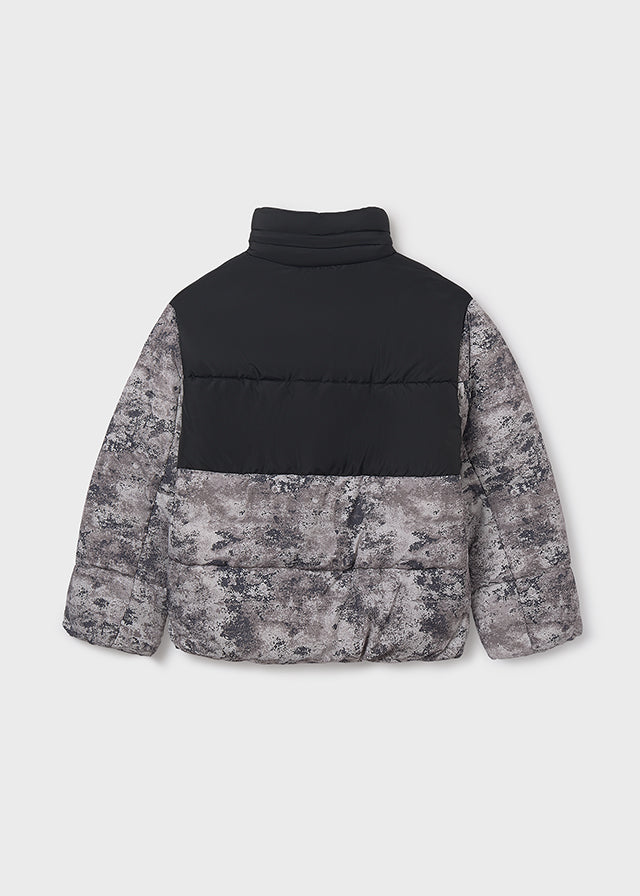 Kurtka z łączonych materiałów - Chai-black