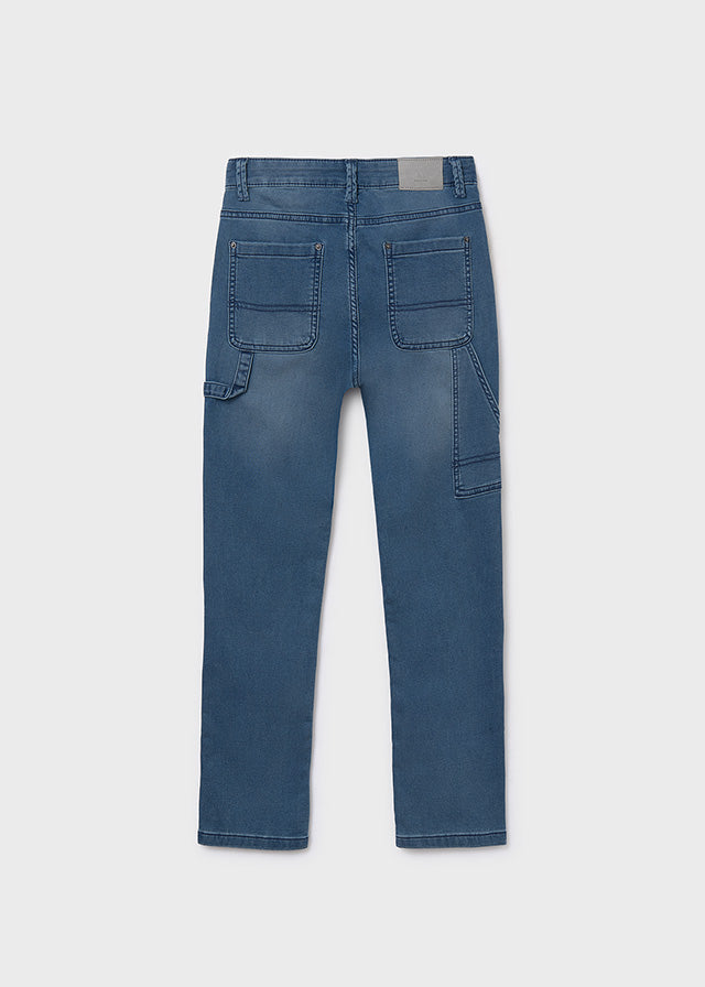 Spodnie soft denim worker - Medio