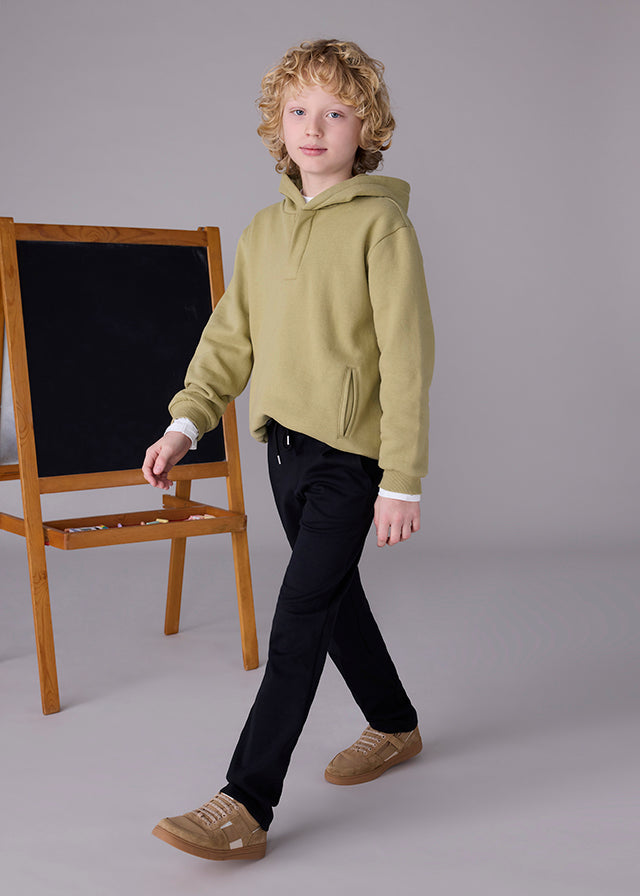 Spodnie z dzianiny smart - Black