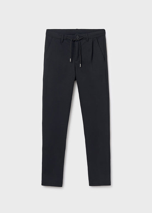 Spodnie z dzianiny smart - Black