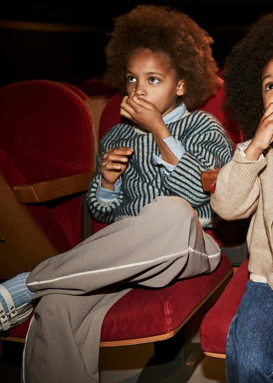 Długie spodnie dziecięce - Ciemn.brąz