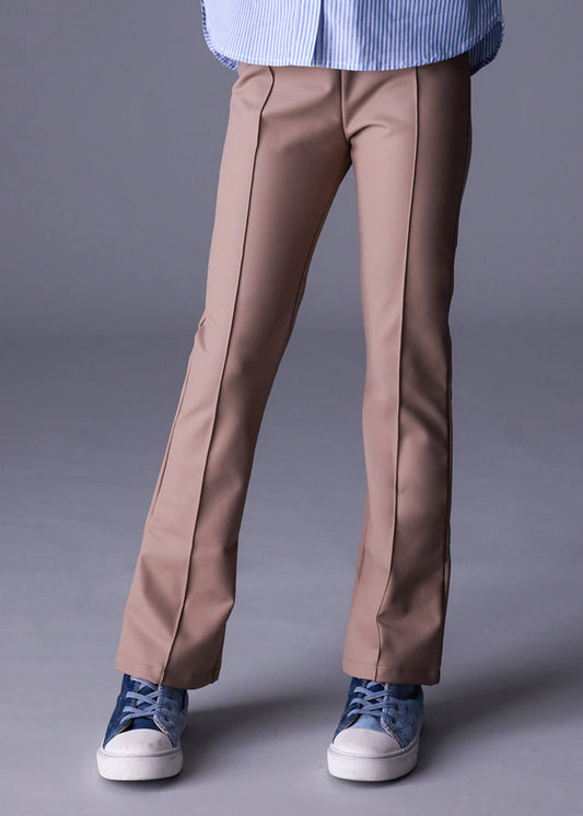 Legginsy flared - Ciemn.brąz