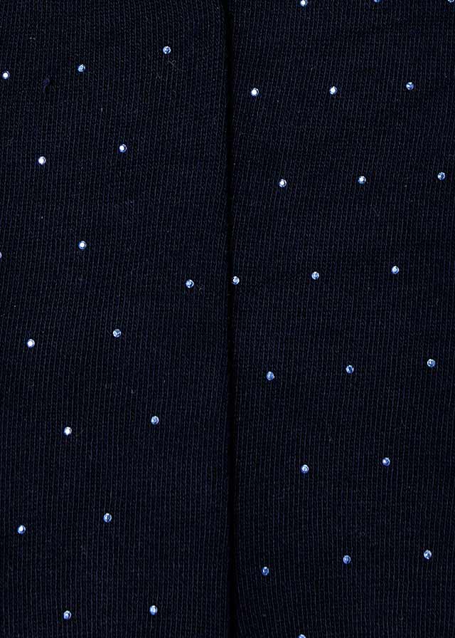 Rajstopy zdobione - Granatowy