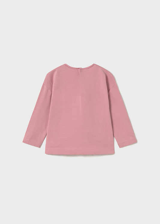 Koszulka długi rękaw - Różowy