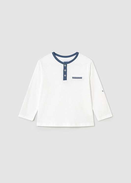 Koszulka długi rękaw elegancka - WhiteRegat