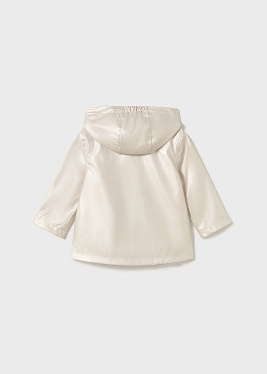 Kurtka przeciwdeszczowa - Perłowy