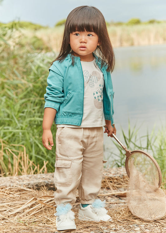 Spodnie długie cargo - Brąz