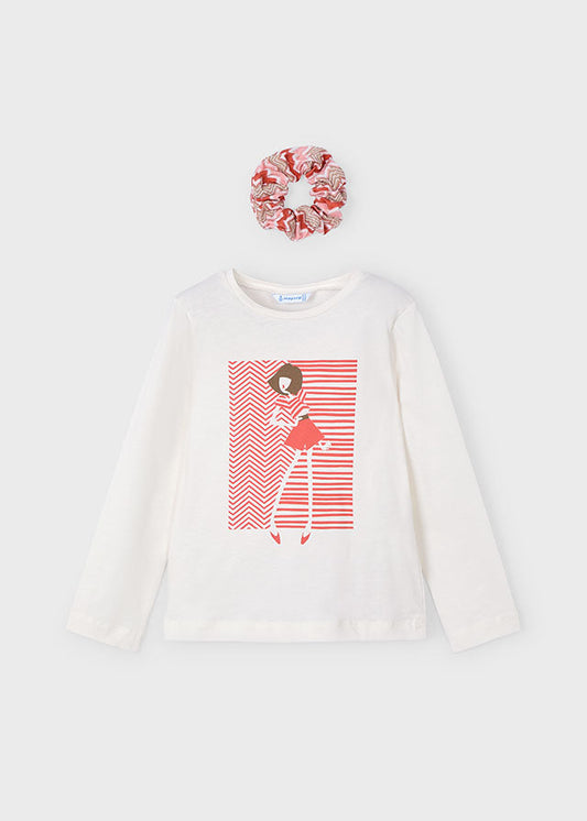 Koszulka długi rękaw - Kość