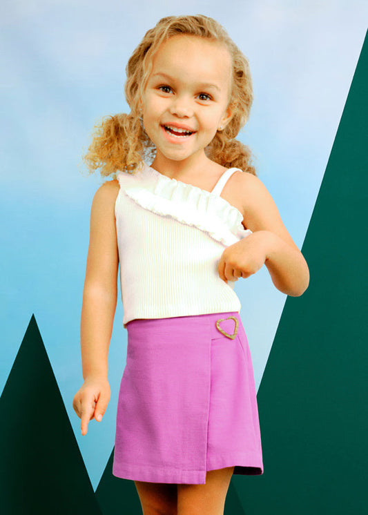 Spódnico spodnie z klamrą - Orchidea