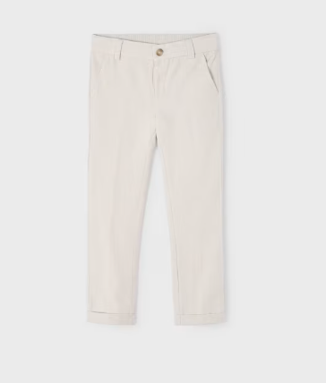 Spodnie Len - Kolor Raffia