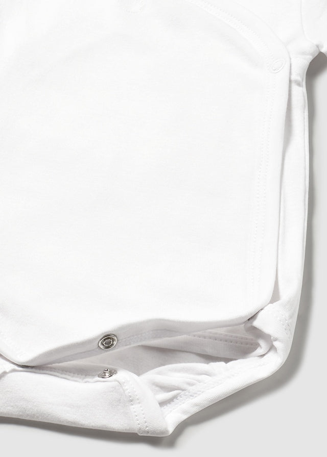 Body krótki rękaw - Biały - Biały