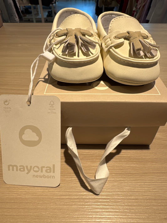 Mokasyny - Kolor Ecru-Malt