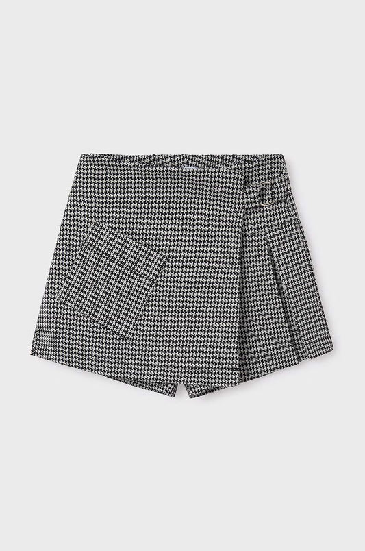 Spódnico-Spodnie W Pepitkę - Kolor Black