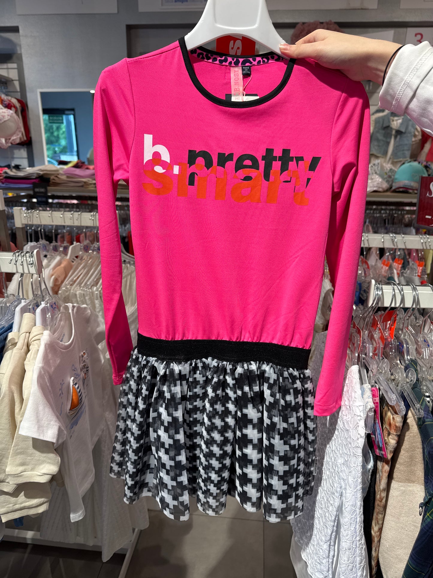 Sukienka B.Nosy Pink Gloneon Rozm.140