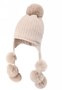 SIRIANA merino II (p.sztuczny) Nakrycie głowy beż