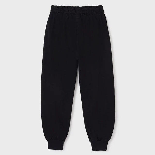 Spodnie Dresowe Z Dzianiny - Czarny