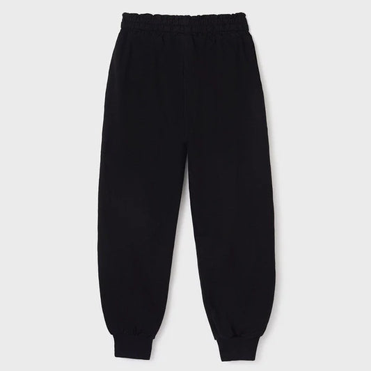 Spodnie Dresowe Z Dzianiny - Czarny