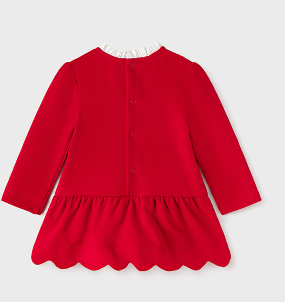 Sukienka Dzianina Drapana Czerwony