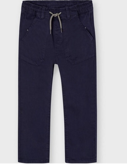 Spodnie Jogger Kieszenie Granatowy