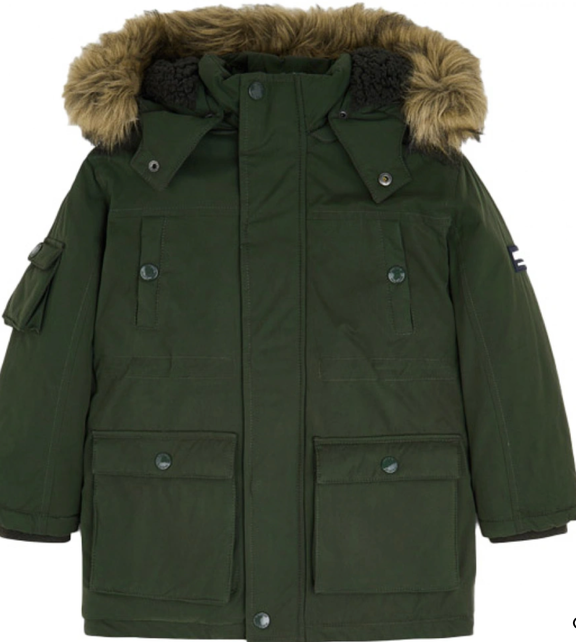 Parka Kaptur De Pelo Koperek