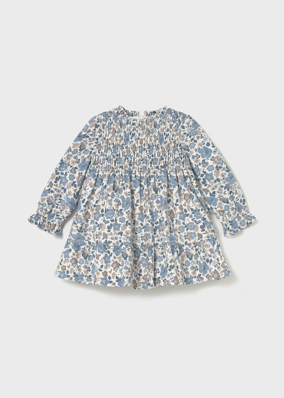 Aksamitna sukienka z falbankami dla niemowlęcia