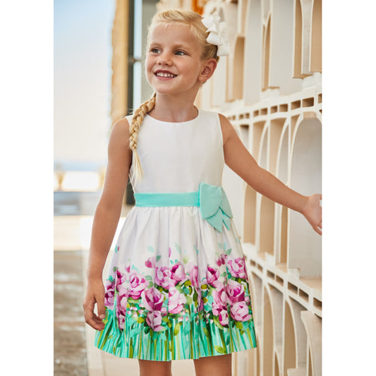 Sukienka Lamówka - Aqua