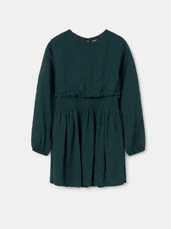 Sukienka Szyfon Fantazja - Kolor Sosna