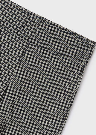 Leginsy Dzianina Żakard - Kolor Black