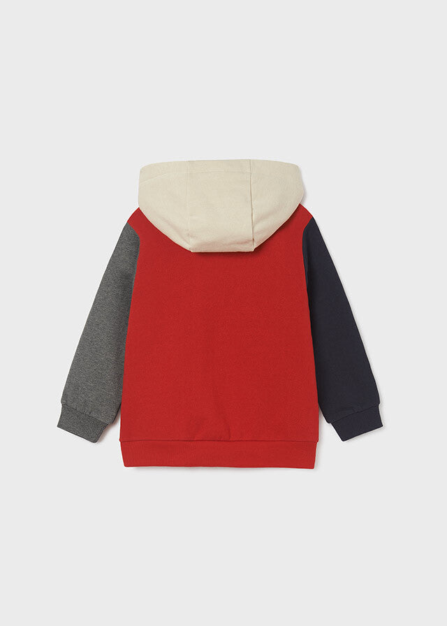 Bluza łączone tkaniny - kolor Goji - Mayoral
