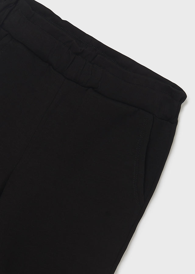 Spodnie dresowe z wiskozy - kolor Czarny - Mayoral
