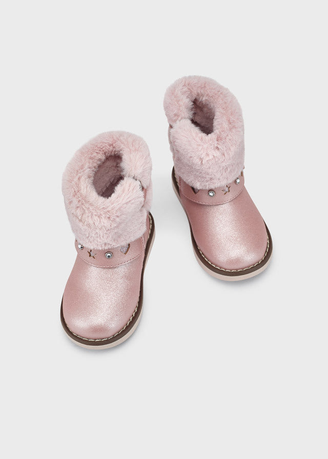 Buty futerko - kolor Różowy - Mayoral