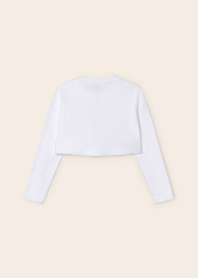 Sweterek trykot basic - kolor Biały