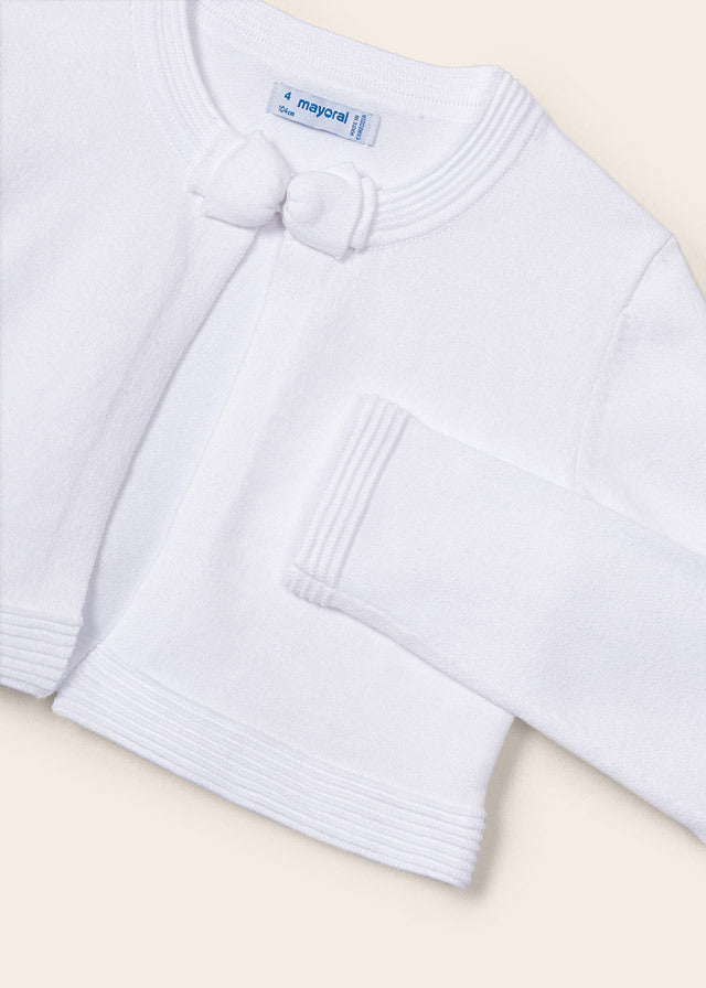 Sweterek trykot basic - kolor Biały