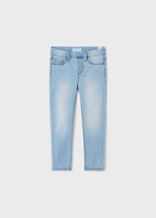 Spodnie jeans basic - kolor Jasny