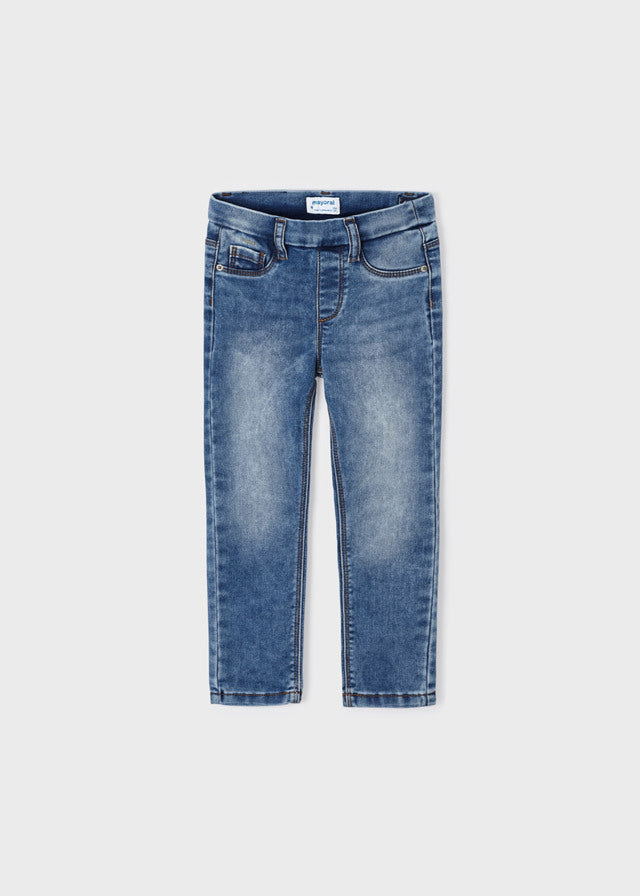 Spodnie jeans basic - kolor Medio